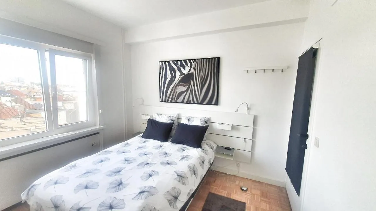 Apartament Cityview At Park Side, Antwerp, Free Indoor Parking  Antwerpia